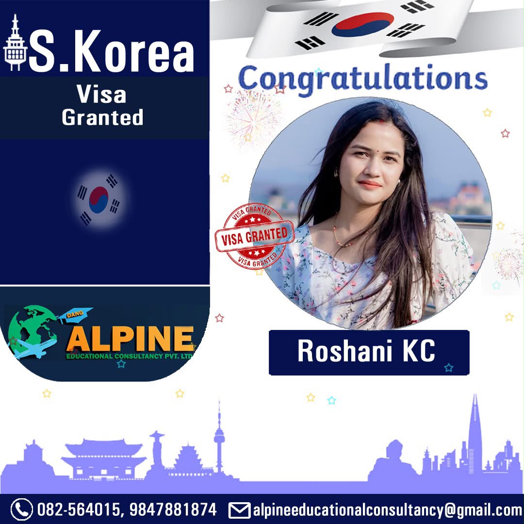 Alpine student visa granted